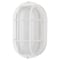 Nuvo LED Small Oval Bulk Head Fixture, White Finish with White Glass 62/1388 - alternate 1